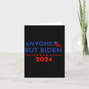 Joe Biden Anyone außer Biden 2024 Trump 1 Karte