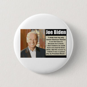 Joe Biden auf Clarence Thomas Button