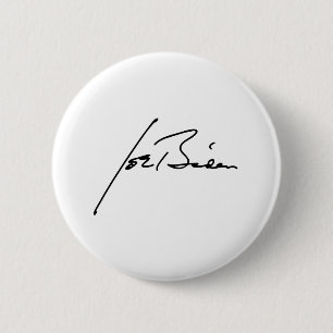 JOE BIDEN-Autogramm Button