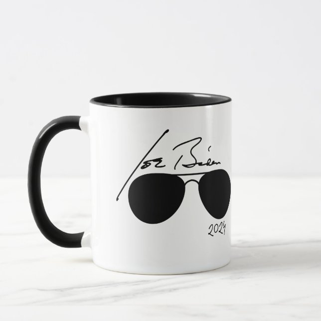 Joe Biden Aviators 2024 Tasse (Links)