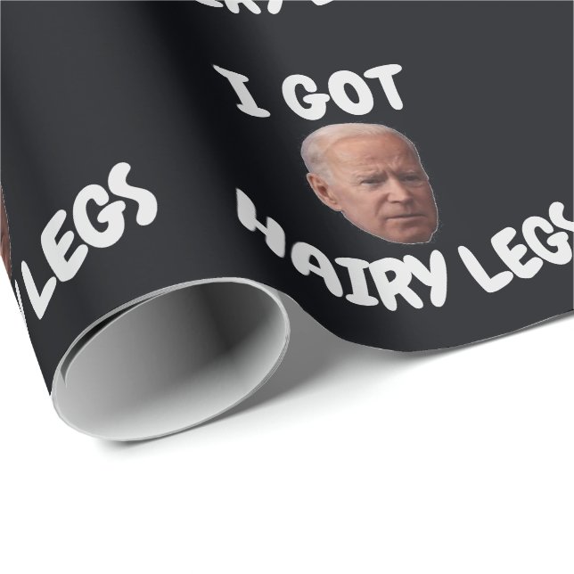 JOE BIDEN BIRTHDAY FUNNY WRAPPING PAPIER GESCHENKPAPIER (Rolleneckpunkt)