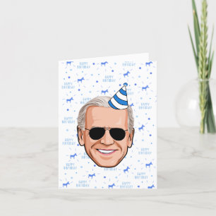 Joe Biden Birthday Hat Karte