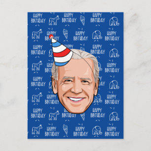JOE BIDEN BIRTHDAY POSTKARTE