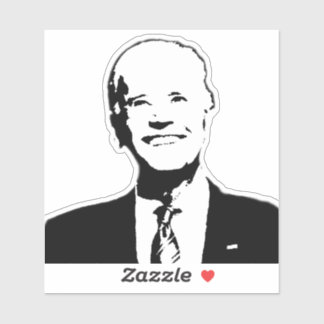 Joe Biden Black & White Form Vinyl Sticker