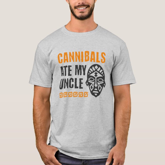 Joe Biden Cannibals Ate My Oncle T-Shirt (Vorderseite)