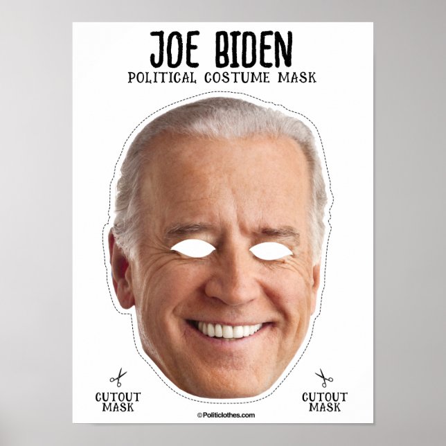 Joe Biden Costume Mask Poster (Vorne)
