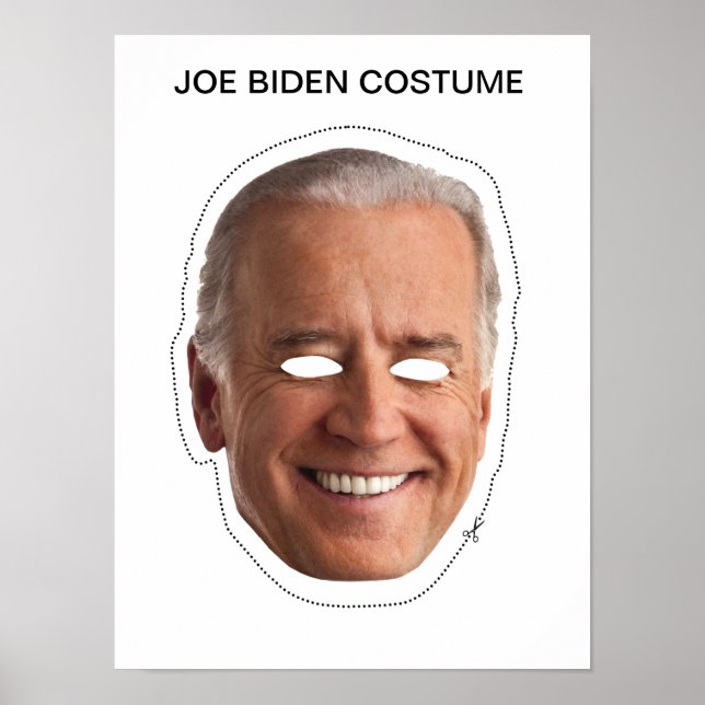 Joe Biden Costume Poster (Vorne)