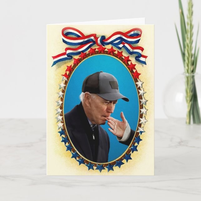 Joe Biden Customizable Holiday Card Feiertagskarte (Vorderseite)