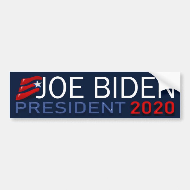 Joe Biden Demokratischer Präsident 2020 Wahl Autoaufkleber (Vorne)