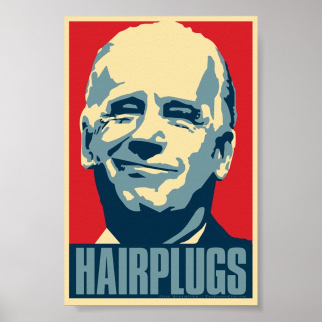 Joe Biden: Fairplugs. Obama-Parodie-Poster Poster (Vorne)