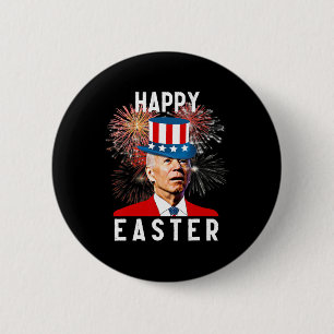 Joe Biden freut sich über Ostern zum sonnigen 4. J Button