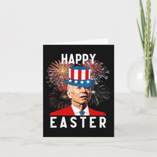 Joe Biden freut sich über Ostern zum sonnigen 4. J Karte