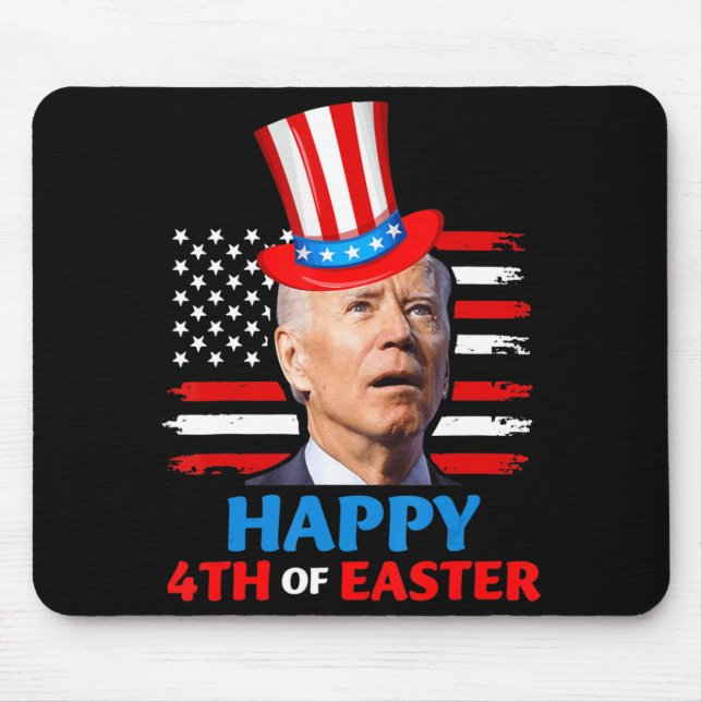 Joe Biden Funn 4. Juli Glückwunsch 4. Osterkonfere Mousepad (Vorne)
