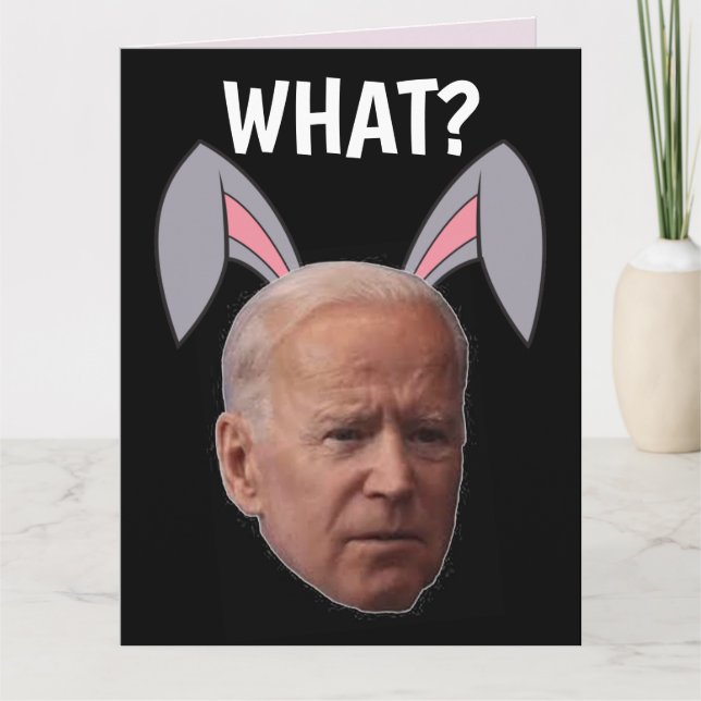 JOE BIDEN FUNNY EASTER BIG GREETCARDS KARTE (Vorderseite)