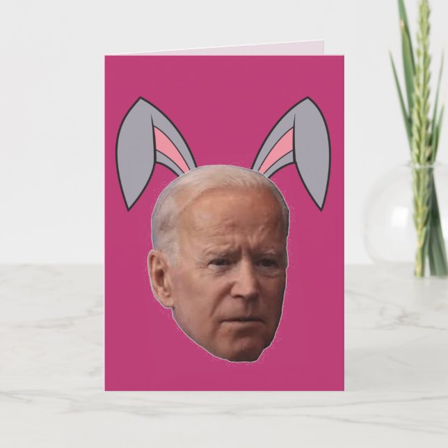JOE BIDEN FUNNY EASTER CARDS KARTE (Vorderseite)