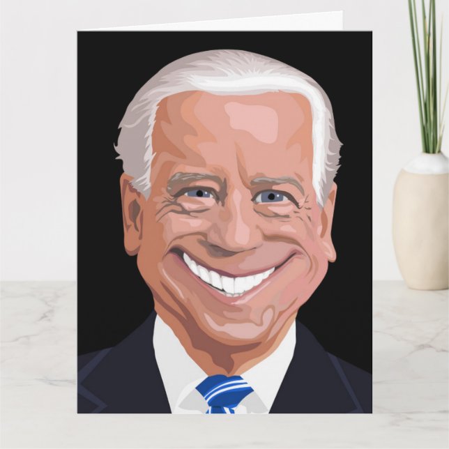 JOE BIDEN FUNNY GEBURTSTAGSKARTEN KARTE (Vorderseite)
