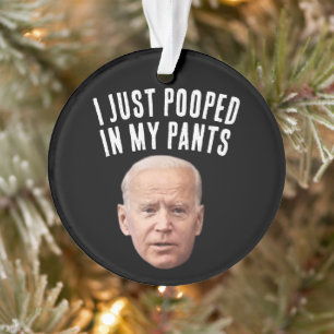 JOE BIDEN FUNNY GEKACKT CHRISTMAS ORNAMENTS ORNAMENT