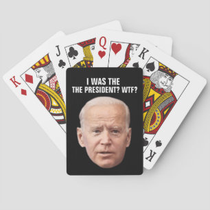JOE BIDEN FUNNY PLAYCARDS SPIELKARTEN