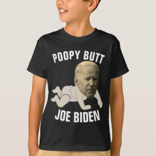 JOE BIDEN FUNNY POPPY HINTERN KIDS T - Shirt