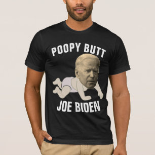 JOE BIDEN FUNNY POPPY HINTERN lustige T - Shirt