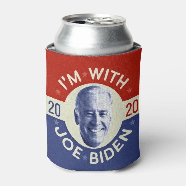 Joe Biden für das demokratische Foto Retro im Jahr Dosenkühler (Kanne Vorderseite)
