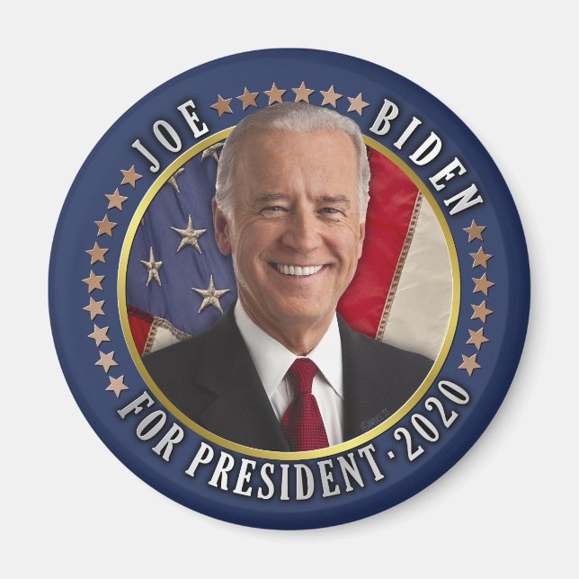 Joe Biden für das Foto der Demokraten 2020 Magnet (Vorne)