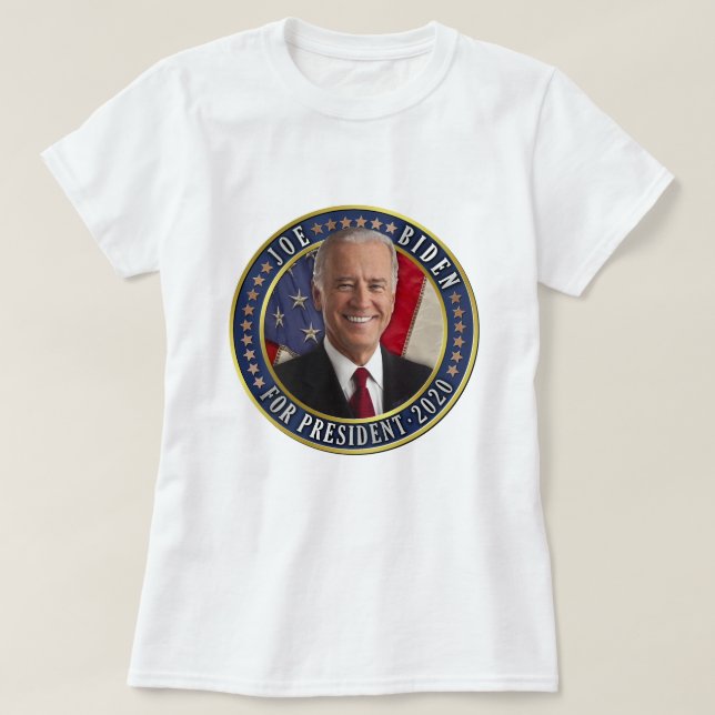 Joe Biden für das Foto der Demokraten 2020 T-Shirt (Design vorne)