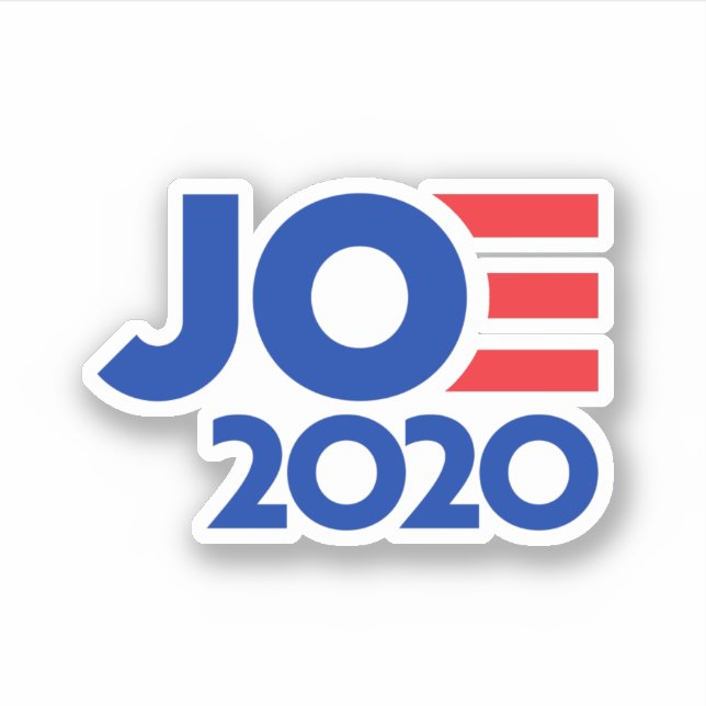Joe Biden für die Präsidentschaftswahl 2020 Aufkleber (Vorderseite)