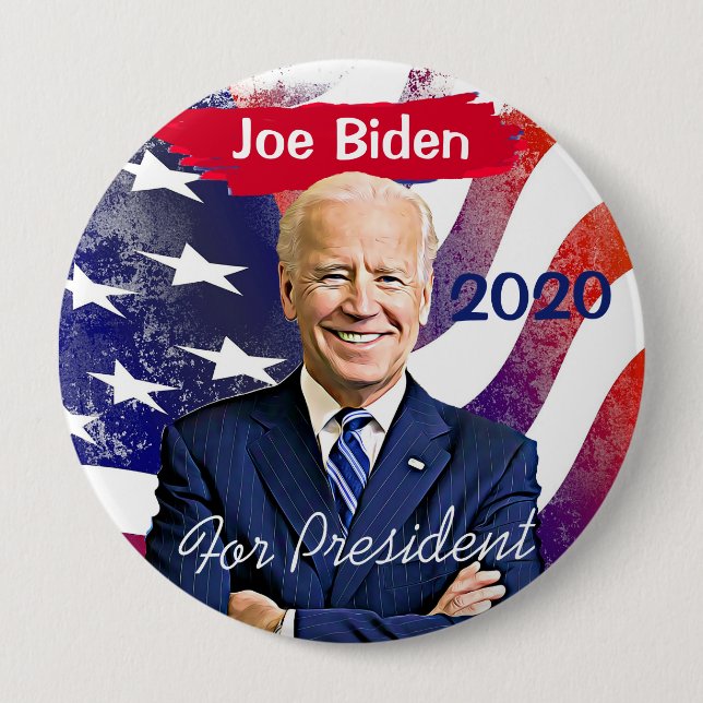 Joe Biden für die US-Präsidentschaftswahl 2020 Button (Vorderseite)