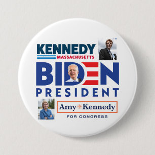 Joe Biden für Präsident Coattails Button