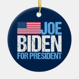 Joe Biden für Präsident Keramik Ornament