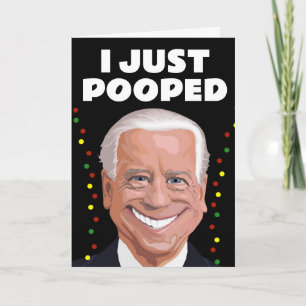 JOE BIDEN FUUNY KACKTE GEKACKT CHRISTMAS CARDS KARTE