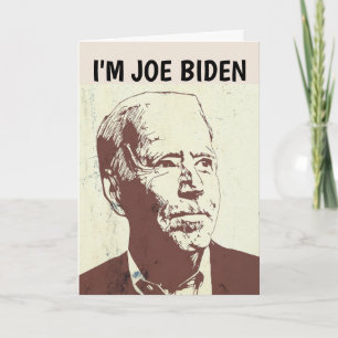 JOE BIDEN GEBURTSTAGSKARTEN ODER FÜR JEDE GELEGENH DANKESKARTE