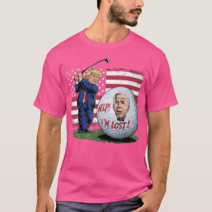 Joe Biden Golf Ball Funny T-Shirt