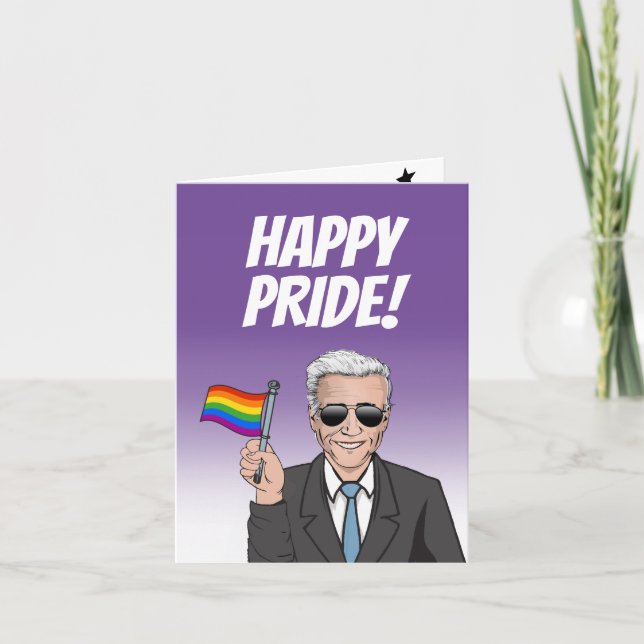 Joe Biden Greeting Karte (Vorderseite)
