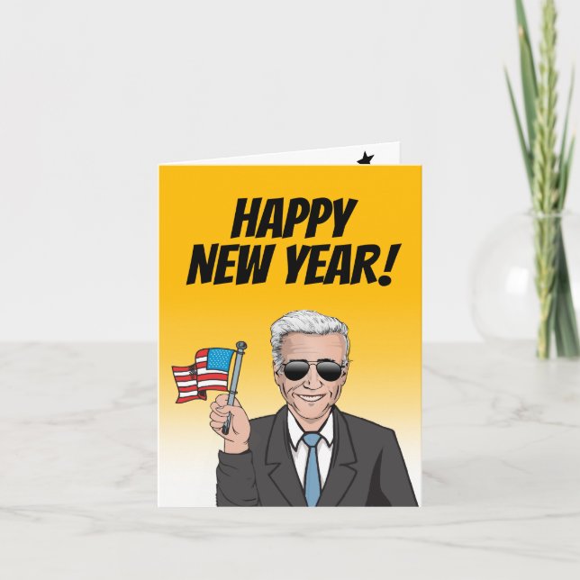 Joe Biden Greeting Karte (Vorderseite)