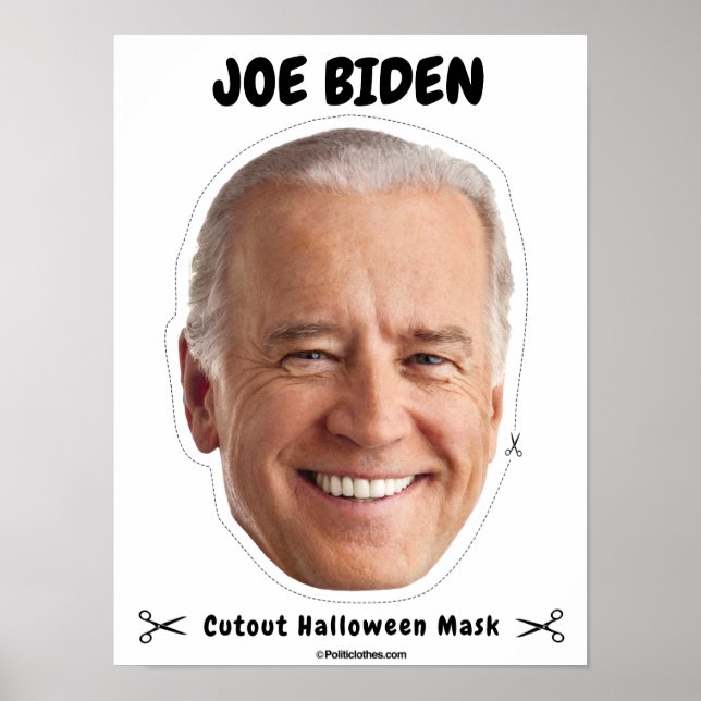 Joe Biden Halloween Mask Poster (Vorne)