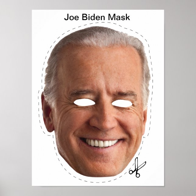 Joe Biden Halloween Mask Poster (Vorne)