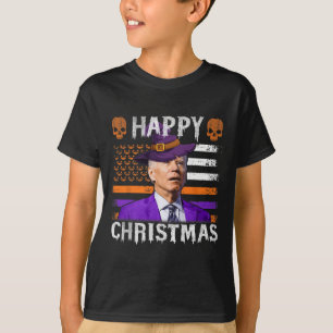 Joe Biden Happy Halloween Flag T-Shirt