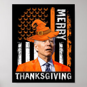 Joe Biden Happy Halloween Merry Erntedank US F Poster