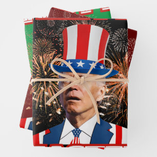 Joe Biden Happy Oaster Geschenkpapier Set