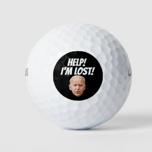 JOE BIDEN HELP! ICH BIN VERLOREN! FUNNY GOLF BALLS GOLFBALL