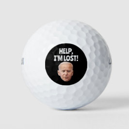 JOE BIDEN HELP! ICH BIN VERLOREN! FUNNY GOLF BALLS GOLFBALL