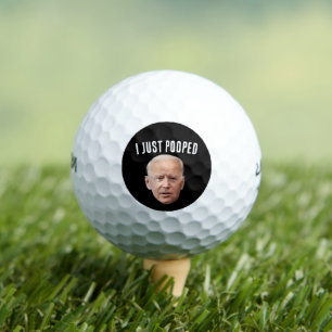 JOE BIDEN I KACKTE GOLF BALLS GOLFBALL