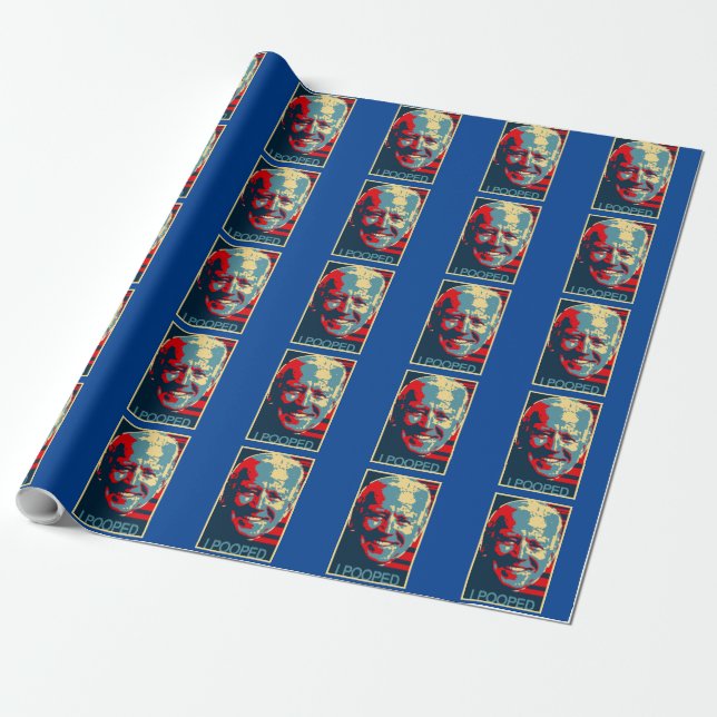 JOE BIDEN I KACKTE OBAMAIZED CHRISTMAS GESCHENKPAPIER (Ungerollt)