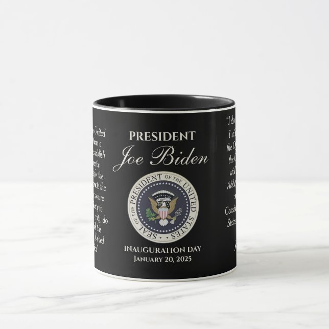 Joe Biden Inauguration Day 20. Januar 2025 Tasse (Zentrum)
