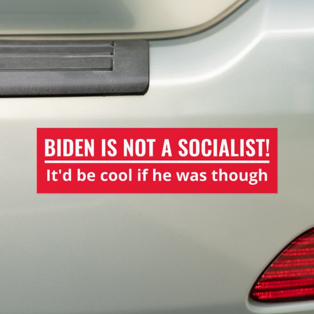 Joe Biden ist kein Sozialist Autoaufkleber (Auf Auto)