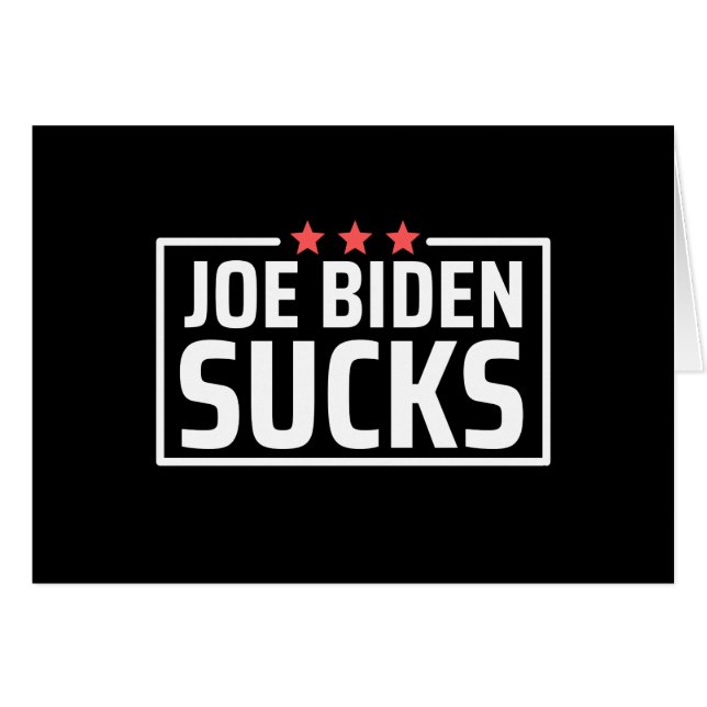joe Biden Ist zum Kotzen (Vorderseite (Horizontal))