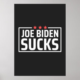 joe Biden Ist zum Kotzen Poster
