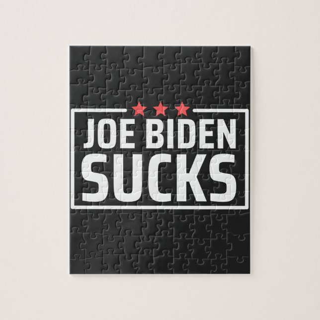 joe Biden Ist zum Kotzen Puzzle (Vertikal)
